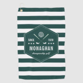 Serviette De Golf Logo personnalisé du club de golf (Devant)