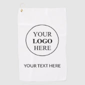 Serviette De Golf Logo Promotionnel Personnalisé – Aucune Commande M (Devant)