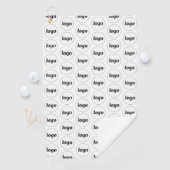 Serviette De Golf Logo simple Motif Business Promotionnels (En situation)