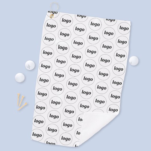 Serviette De Golf Logo simple Motif Business Promotionnels