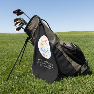 Serviette De Golf Logo simple ou photo couleur personnalisée personn