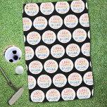 Serviette De Golf Logo simple ou photo Motif répétitif<br><div class="desc">Créez votre propre serviette de golf couleur personnalisée avec votre logo ou photo, illustration ou image prédécoupée dans un motif extensible à utiliser pour la promotion ou la commercialisation de votre terrain de golf ou club, reconnaître la ligue de golf club ou les membres de l'équipe, créer un cadeau spécial...</div>