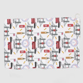 Serviette De Golf London England Queens Guard Motif anglais (Horizontal)