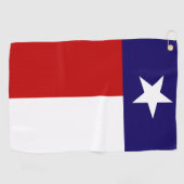 Serviette De Golf Lone Star du Texas (Horizontal)
