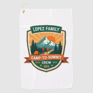 Serviette De Golf Lopez Family Camp-To-Summit Crew Vintage Randonnée