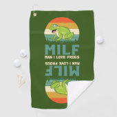 Serviette De Golf Love Frogs Golf Serviette (En situation)