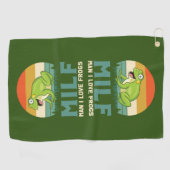 Serviette De Golf Love Frogs Golf Serviette (Horizontal)