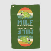 Serviette De Golf Love Frogs Golf Serviette (Devant)