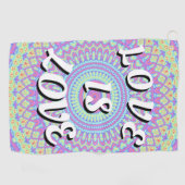 Serviette De Golf Love Is Love Fierté (Horizontal)