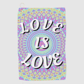 Serviette De Golf Love Is Love Fierté