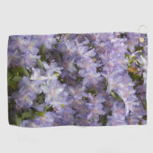 Serviette De Golf Lovely Purple Rhododendrons Floral (Horizontal)