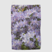 Serviette De Golf Lovely Purple Rhododendrons Floral (Devant)