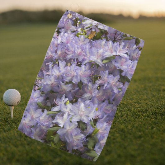 Serviette De Golf Lovely Purple Rhododendrons Floral