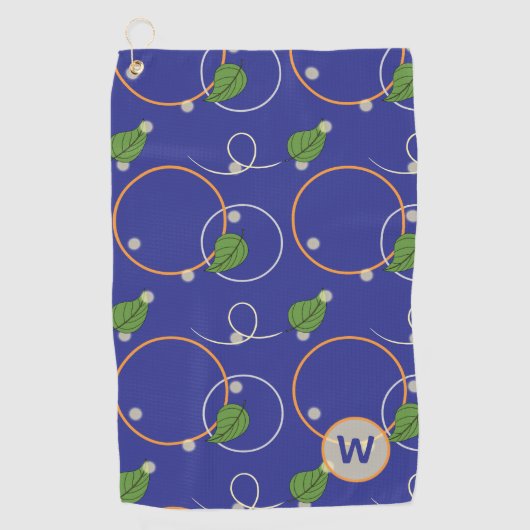 Serviette de golf Lucioles au-dessus de l'eau (Devant)