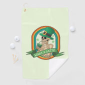 Serviette De Golf Lucky A Latte - Squelette, Café et Cloches (En situation)