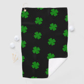 Serviette de golf Lucky Clovers (En situation)