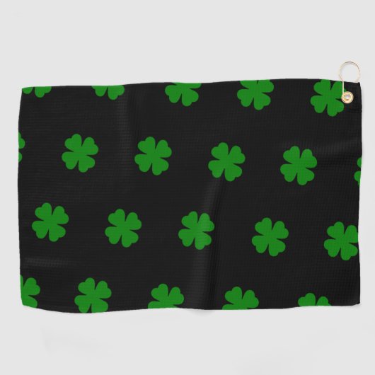 Serviette de golf Lucky Clovers (Horizontal)