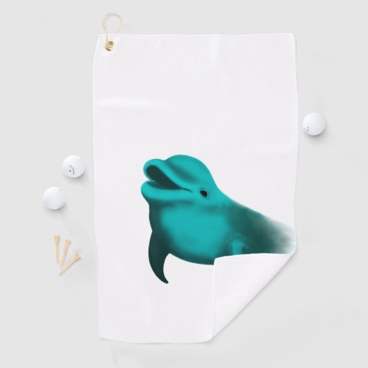 Serviette De Golf Lucky Dolphin (En situation)