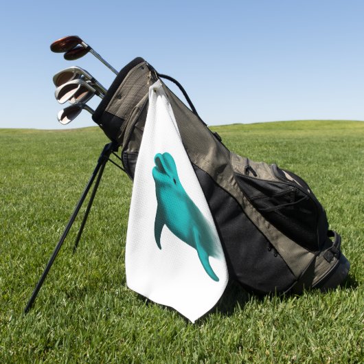 Serviette De Golf Lucky Dolphin (Vert)