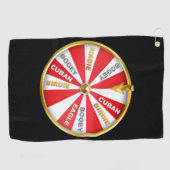 Serviette de golf Lucky Wheel (Horizontal)