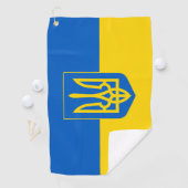 Serviette De Golf L'Ukraine (En situation)