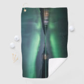 Serviette De Golf Lumières du Nord (En situation)