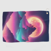 Serviette De Golf lune se lève (Horizontal)