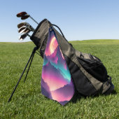 Serviette De Golf lune se lève (Vert)
