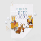 Serviette De Golf Lunettes de bière SlipperyJoe’s pilsner lunettes s (En situation)