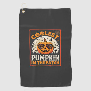 Serviette De Golf Lunettes de soleil Halloween Citrouille la plus co