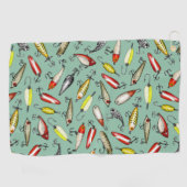 Serviette De Golf Lures de pêche (Horizontal)