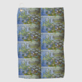 Serviette De Golf Lys d'eau par Claude Monet Classic Impressionist (Devant)
