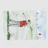 Serviette De Golf M. Golf Towel (Horizontal)