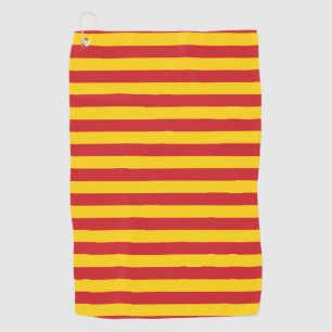 Serviette De Golf Macédoine drapeau du Vietnam rayures pays rouge ve