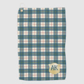 Serviette De Golf MacRae Conchra Modern Tartan écossais original (Devant)