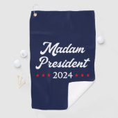 Serviette De Golf Madame la Présidente 2024 I - Kamala Harris (En situation)