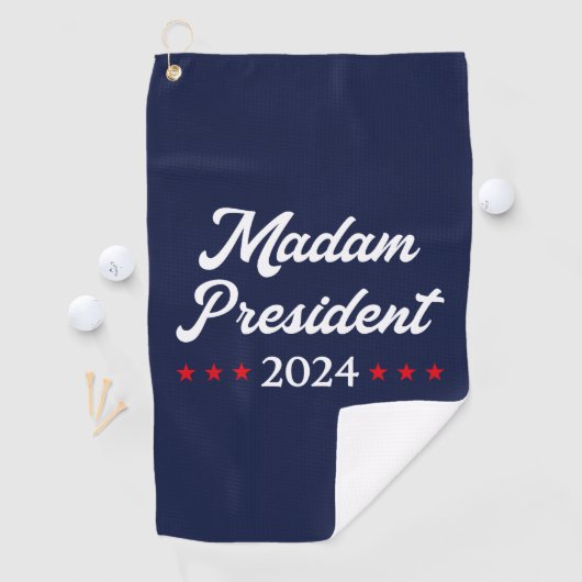 Serviette De Golf Madame la Présidente 2024 I - Kamala Harris (En situation)