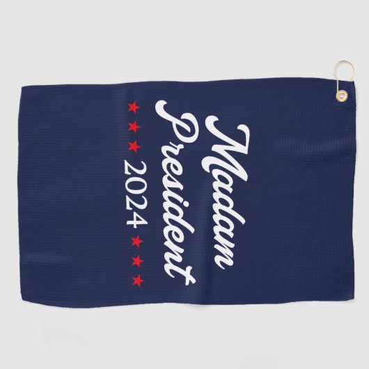Serviette De Golf Madame la Présidente 2024 I - Kamala Harris (Horizontal)