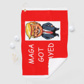 SERVIETTE DE GOLF MAGA (En situation)