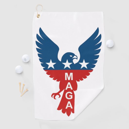 Serviette De Golf MAGA Hawk (En situation)