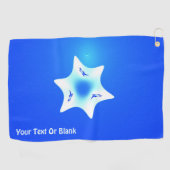 Serviette De Golf Magen Lavan (Étoile blanche) (Horizontal)