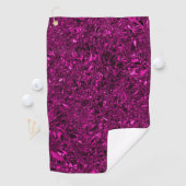 Serviette De Golf Magenta foulé de luxe personnalisé (En situation)