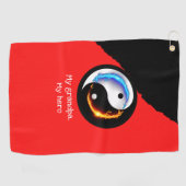 Serviette De Golf Magic Dragon fantasy art (Horizontal)