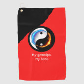 Serviette De Golf Magic Dragon fantasy art (Devant)