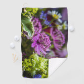 Serviette De Golf Magie exquise des fleurs #1 (En situation)