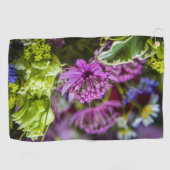 Serviette De Golf Magie exquise des fleurs #1 (Horizontal)