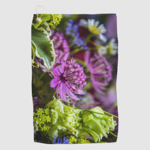 Serviette De Golf Magie exquise des fleurs #1