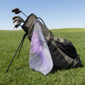 Serviette De Golf Magnifique beauté moderne abstraite fleur d'art fr (Vert)