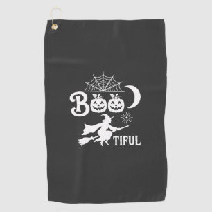 Serviette De Golf Magnifique conception de sorcière de Halloween Moo