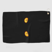 Serviette De Golf Maintenant, il vous voit Chat noir (Horizontal)